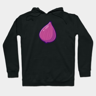 Red Onion Vegetable Cartoon Hoodie